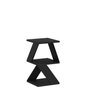 Hanah Home Mesa Lateral Madera Negra 29.6x54.2x29.6 cm